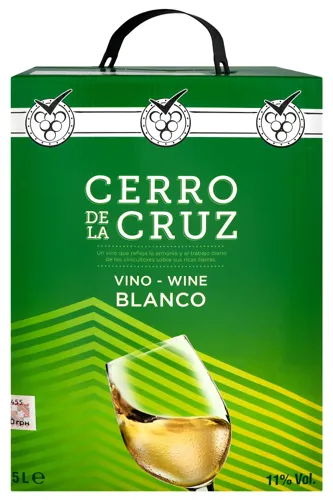 Вино 11% біле сухе Cerro de la Cruz 5л