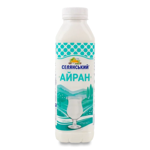Айран Натуральний 1.8% Пластикова Пляшка, 420г