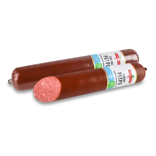 Ковбаса Салямі Ретро Самобранка Напівкопчене, кг