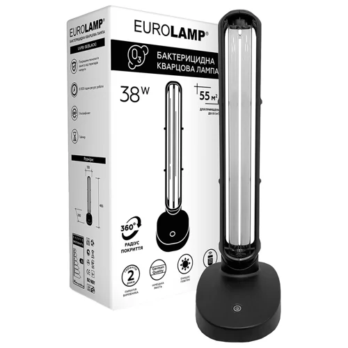 Лампа Eurolamp бактерицидна кварцова UVPB-38 38W