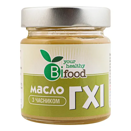 Масло гхі з часником Bi food 150г