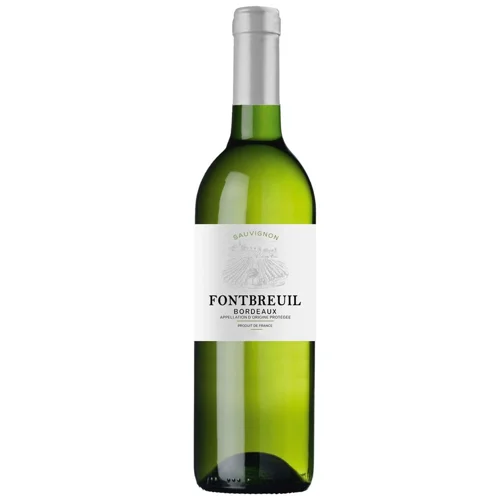 Вино Fontbreuil Bordeaux Sauvignon біле сухе 11,5% 0,75л