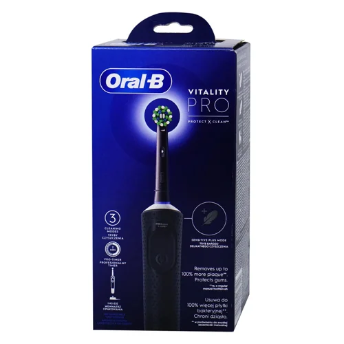 Зубна щітка Oral-B Vitality Pro електрична чорна