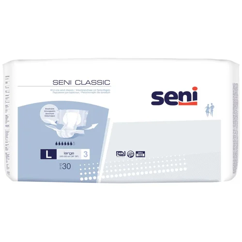Підгузки Seni Classic Large для дорослих 30шт