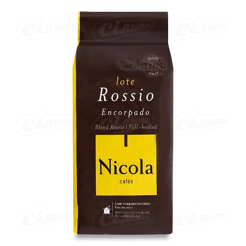 Кава зерно Nicola Blend Rossio смажена, 1кг