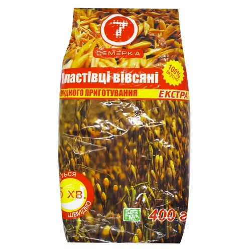 Пластівці вівсяні Семерка Екстра 400г