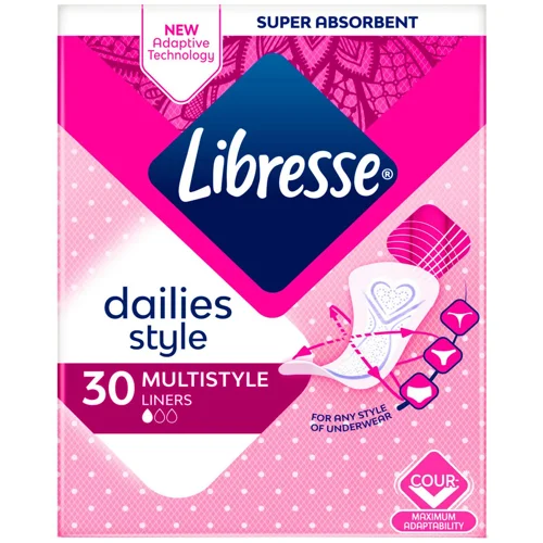 Прокладки щоденні Libresse Dailies Style Multistyle 30шт