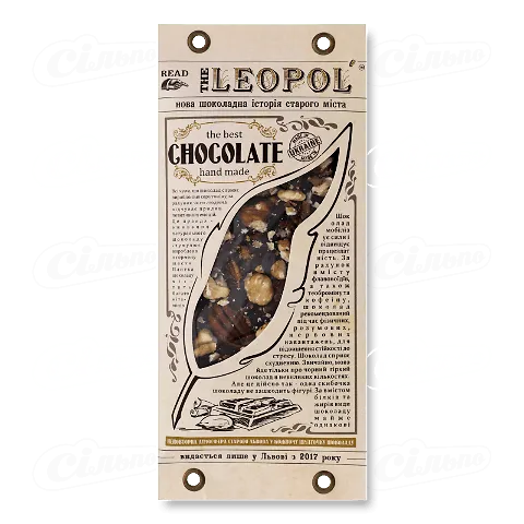 Шоколад чорний «Лавка традицій» Leopol пекан, 95г