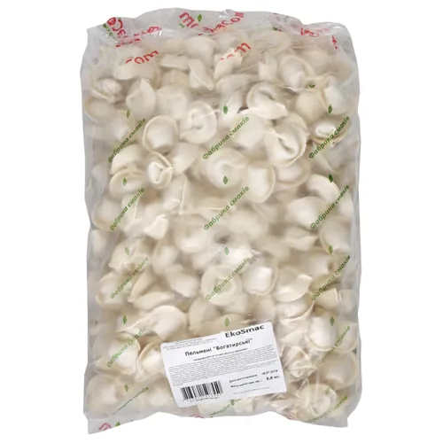 Пельмені EkoSmac Богатирські заморожені 2,5кг