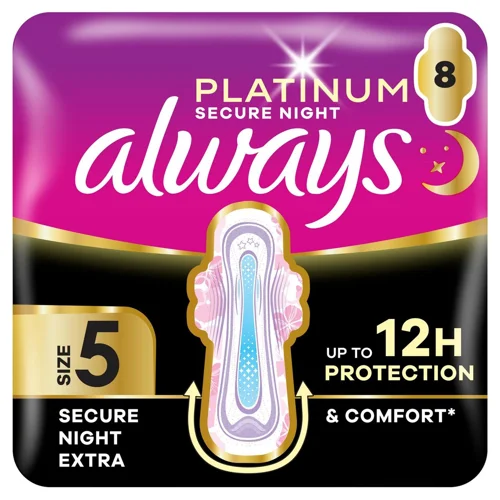 Прокладки гігієнічні Always Platinum Secure Night Extra 8шт