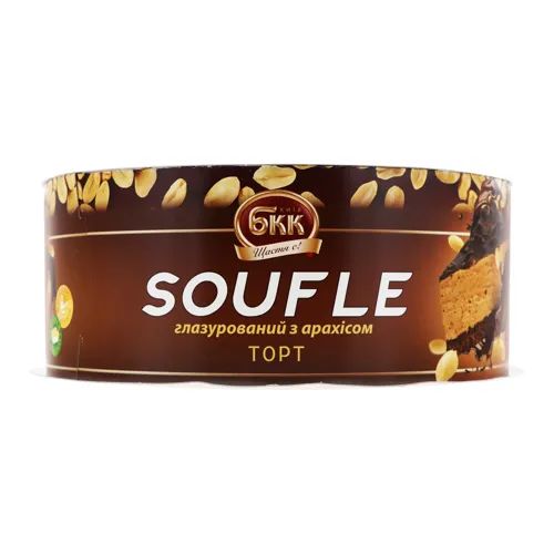 Торт глазурований з арахісом Soufle БКК 850г