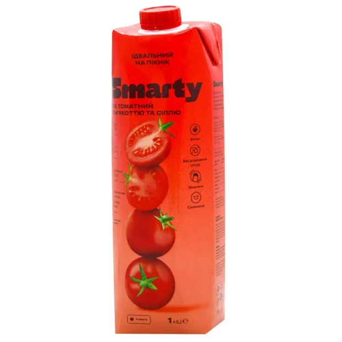 Сік Smarty томатний 1л