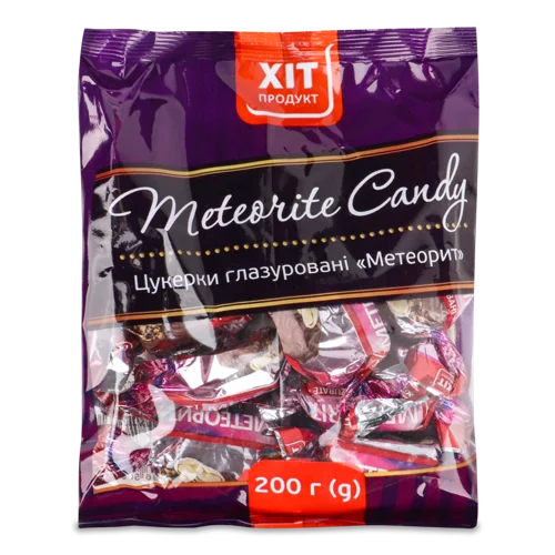 Цукерки Глазуровані Метеорит, Хіт Продукт, м/у 200г