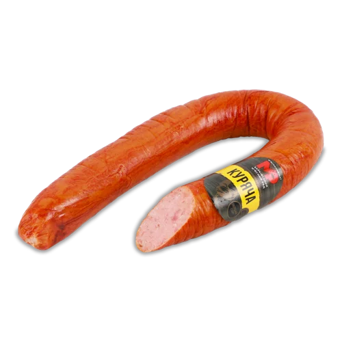 Ковбаса Куряча Напівкопчена Харківський М'ясний Ряд, 1г, н/к, кг