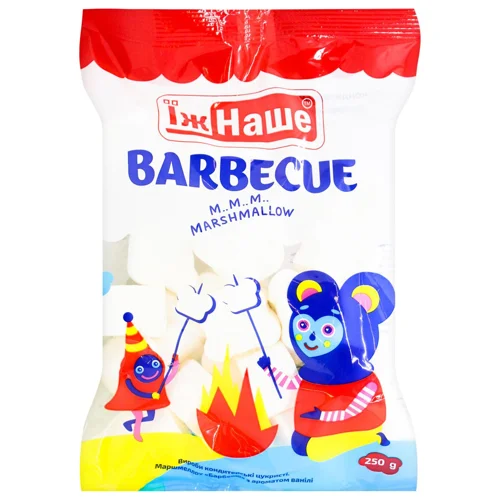Маршмелоу Їж Наше Барбекю ваніль 250г