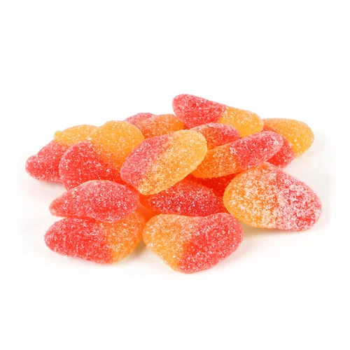Желейні Цукерки З Фруктовим Смаком Sour Peach Hearts, в/ґ, 1 кг