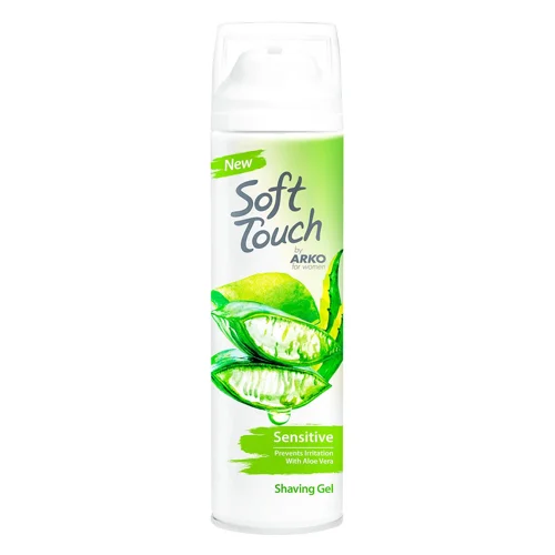 Гель для гоління Arko Soft Touch жіночий для чутливої шкіри 200мл