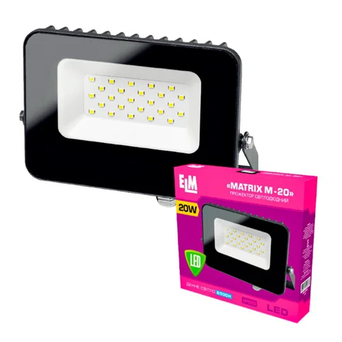 Прожектор світлодіодний ELM smd Matrix M 20W 6500 26-0038