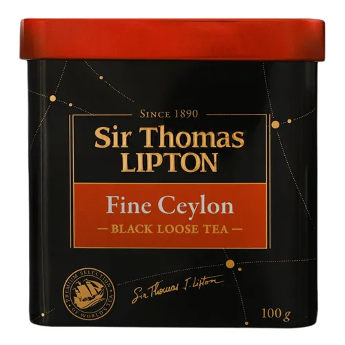 Чай чорний байховий листовий Fine Ceylon Sir Thomas Lipton з/б 100г