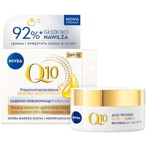 Крем Nivea Q10 Відновлюючий денний проти зморщок SPF15 50мл