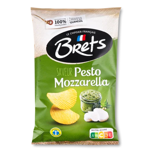 Чипси Bret's Песто І Моцарела, В/ґ, 150 Г