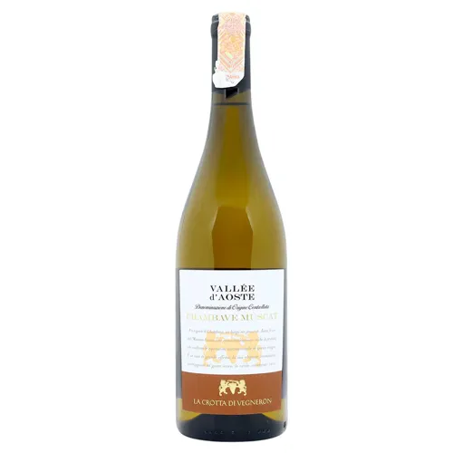 Вино La Crotta di Vegneron Valle D’Aosta Chambave Muscat біле сухе 13,5% 0,75л