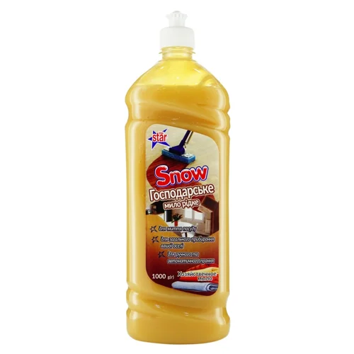 Мило господарське Snow рідке 1000г