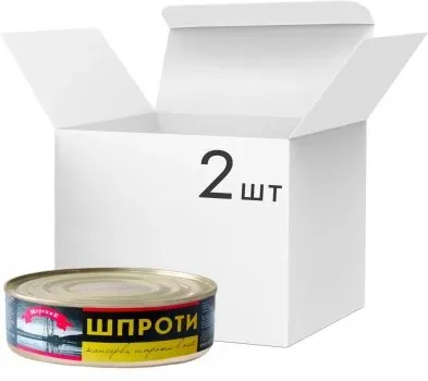 Шпроти «Морські» в олії, 240г