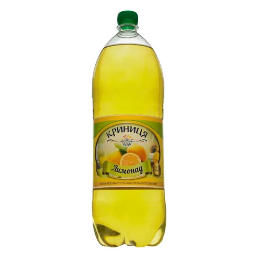 Напій безалкогольний сильногазований Лимонад Криниця 2л