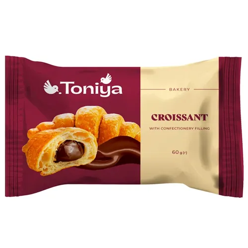 Круасан Toniya з шоколадною начинкою 60г