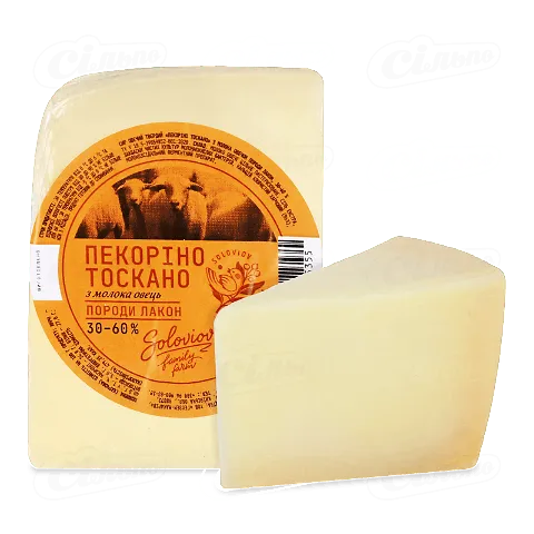 Сир «Лавка традицій» Soloviov Пекоріно Тоскано твердий з овечого молока 30-60%, кг