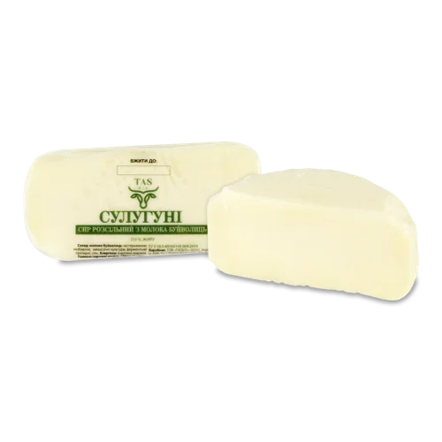Сир Розсільний З Молока Буйволиць Сулугуні TASbio, 23.6% Жиру, кг