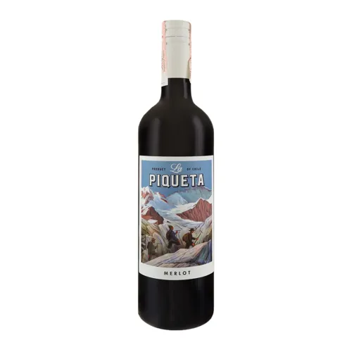 Вино 0.75л 13% червоне напівсухе Merlot La Piqueta пл