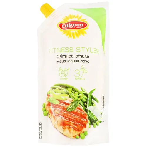 Соус майонезний Olkom Fitness Style 37% 295г