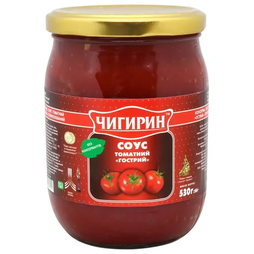Соус томатний Чигирин гострий 530г