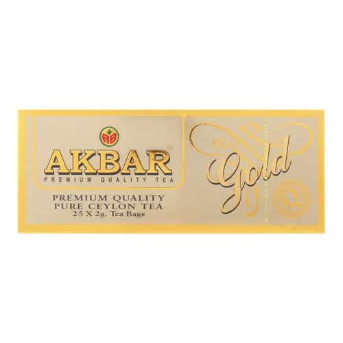 Чай чорний Akbar Gold Цейлонський 25шт*2г