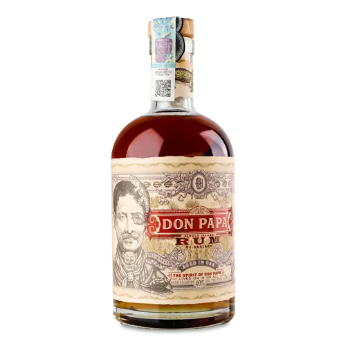 Ром 0.7л 40% Don Papa, в/ґ, пластикова пляшка