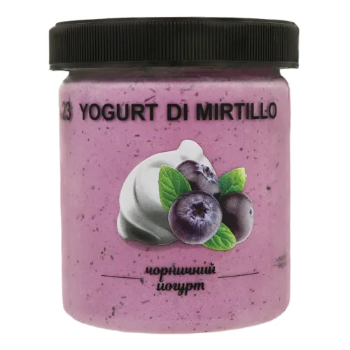 Морозиво Чорничний йогурт La Gelateria Italiana п/б 350г