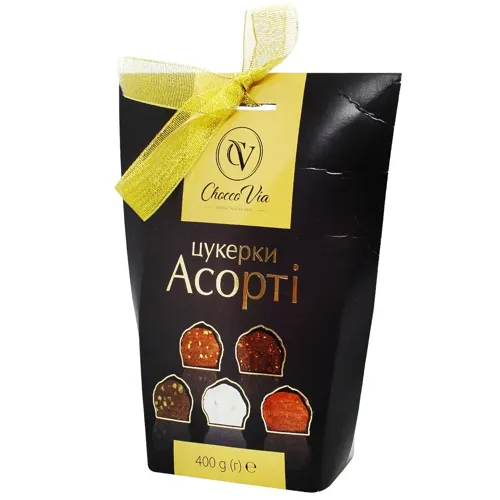 Цукерки Chocco Via Асорті 400г