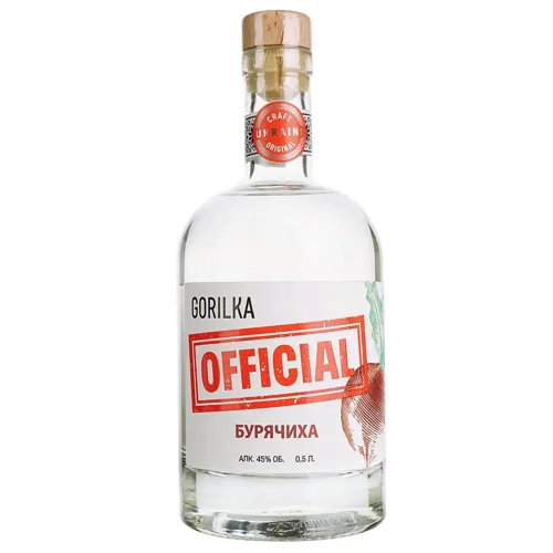 Дистилят Gorilka Official Бурячиха 0,5л 45%