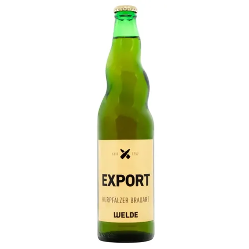 Пиво Welde Kurpfalz Premium Export світле фільтроване 5,6% 0,5л