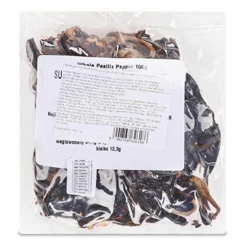 Перець Чилі Arriba Пасілья, Вищого Ґатунку, 100г