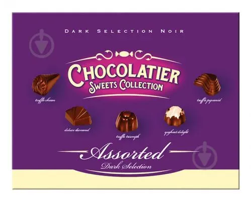 Цукерки Chocolatier Асорті 125г