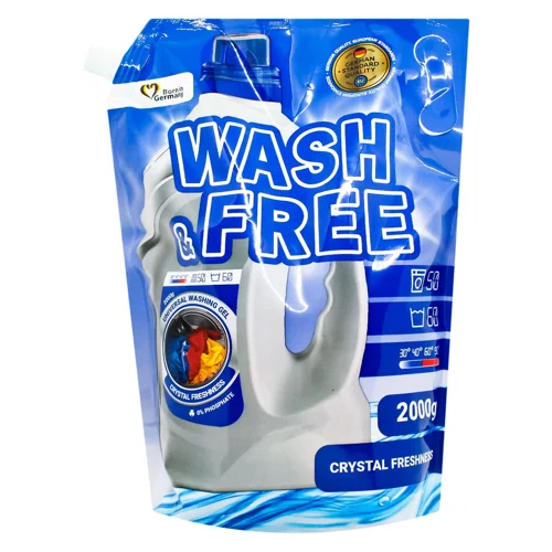 Гель для прання Wash & Free Універсальний 2кг