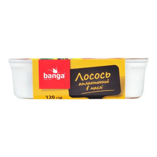 Лосось атлантичний в маслі Banga 120г