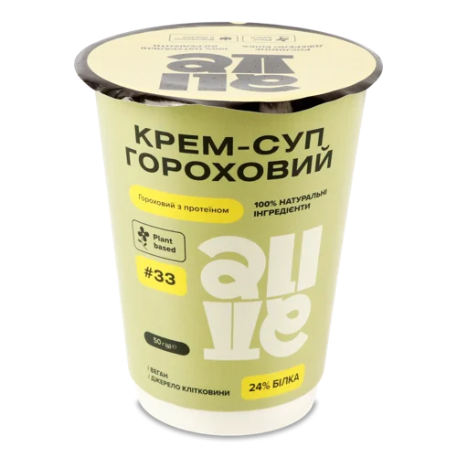 Крем-Суп Миттєвого Приготування Гороховий З Протеїном Alive, ст 50г