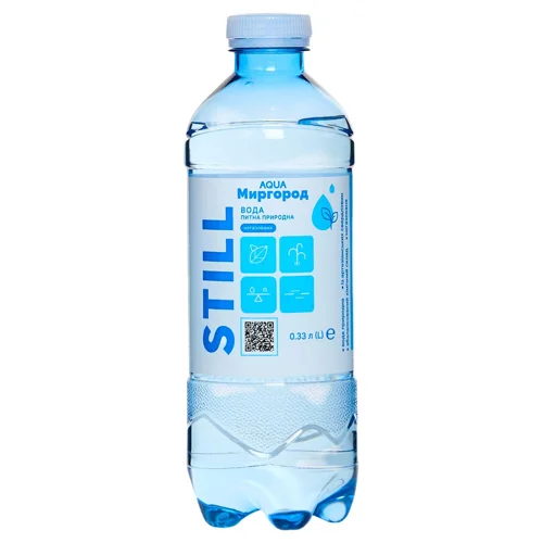 Вода негазована Aqua Миргород Still 0,33л