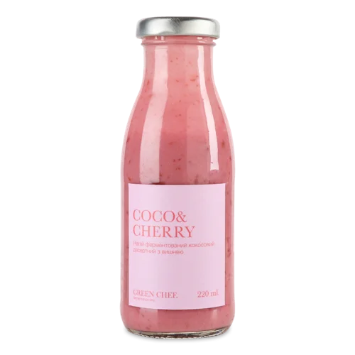 Напій Ферментований Кокосовий Десертний З Вишнею, с/пл 220мл