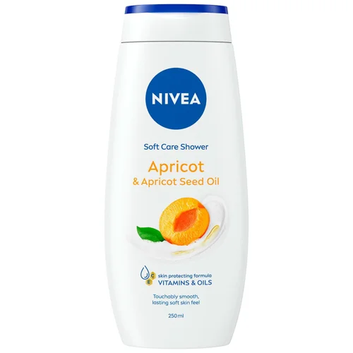 Гель для душу Nivea крем абрикос 250мл