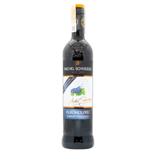 Вино Michel Schneider Cabernet Sauvignon безалкогольне червоне напівсолодке 0,75л